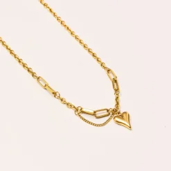 Hot We Are Emte Beloved Necklace In Gold Plated