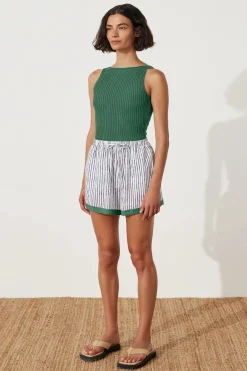 New Zulu & Zephyr Emerald Crochet Top