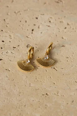 New Love From Lilou Mason Earrings - Gold / Diamond