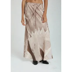 Hot Summi Summi Relaxed Maxi Skirt - Sunflwer Wheat