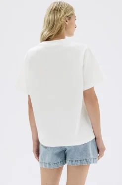 Online Assembly Label Slub Short Sleeve Tee - White
