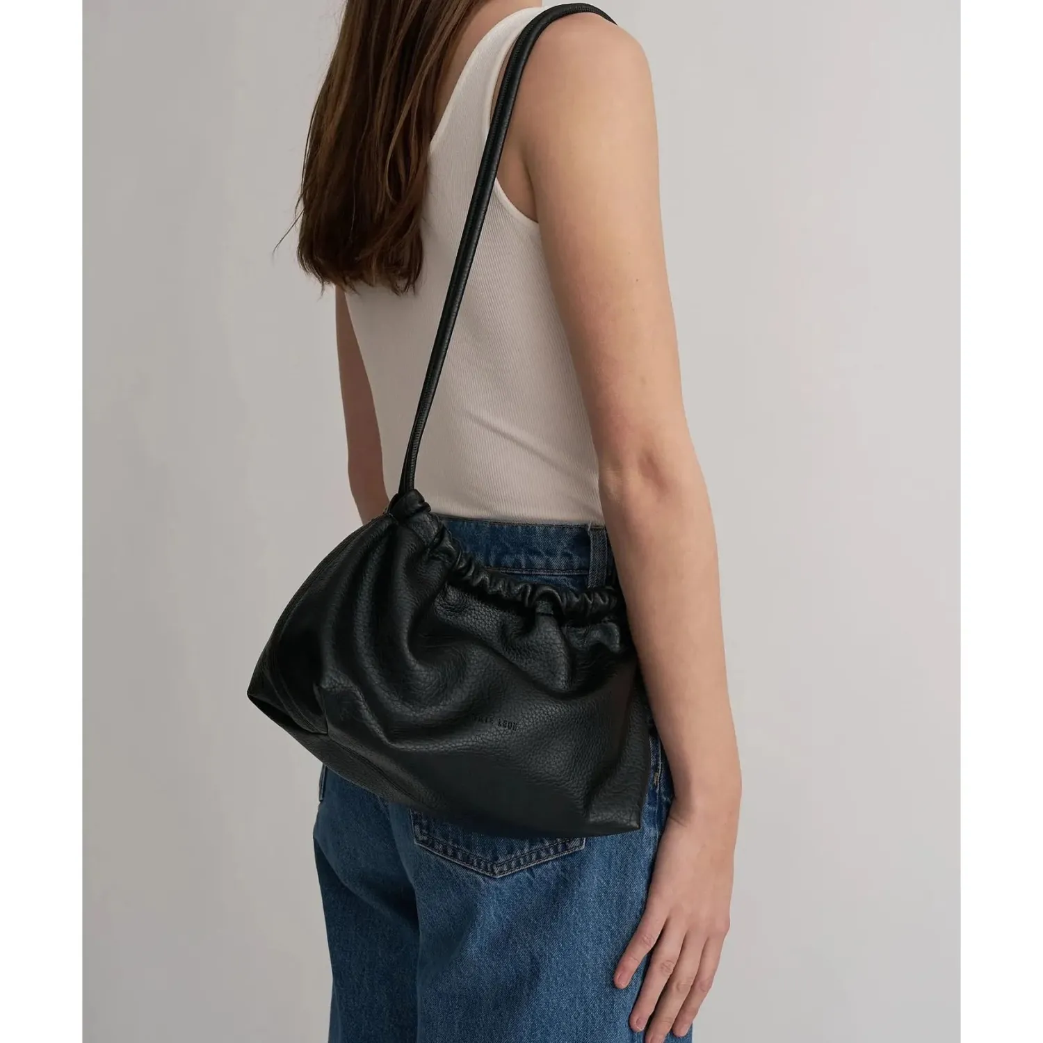 Clearance Brie Leon Alma Bag - Black Nappa