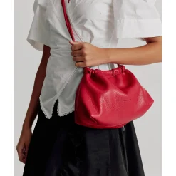Best Brie Leon Alma Bag - Cherry Nappa