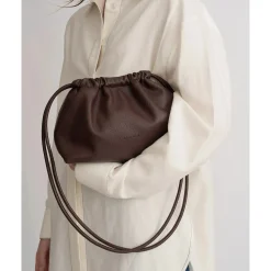 Clearance Brie Leon Alma Bag - Choc Nappa