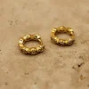 Outlet Love From Lilou Amelia Hoop Earrings - Diamond / Gold