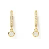 Sale Arms of Eve Rhodes Gold Earrings - Stone