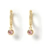 Online Arms of Eve Rhodes Gold Earrings - Pink