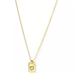 Discount Arms of Eve Zodiac Gold Tag Necklace