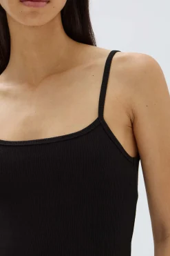 Assembly Label Baylee Rib Tank - Black