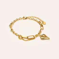 Hot We Are Emte Beloved Bracelet In Gold Plated