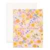 Outlet Fox & Fallow Birthday Floralscape Greeting Card