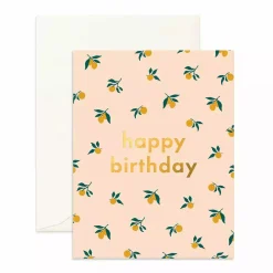 Best Fox & Fallow Birthday Lemons Greeting Card