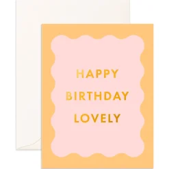 Sale Fox & Fallow Birthday Lovely Wiggle Frame Greeting Card