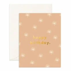 Discount Fox & Fallow Birthday Palmetto (White Fern) Greeting Card