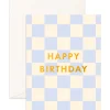 Hot Fox & Fallow Birthday Powder Check Greeting Card
