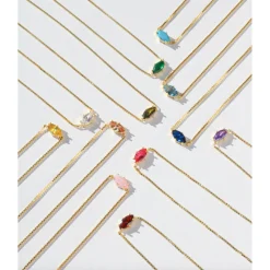 Hot Avant Studio Birthstone Necklace - Gold