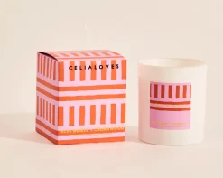 Sale Celia Loves Blue Amber + Cedarwood Candle