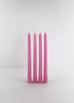 Best Bondi Scent Twisted Candles - Pink