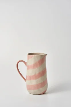 Outlet Jones & Co Cabana Stripe Jug - Pink