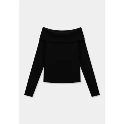 New Assembly Label Cari Off-Shoulder Merino Wool Top