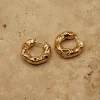 Discount Love From Lilou Chloe Earrings - Gold