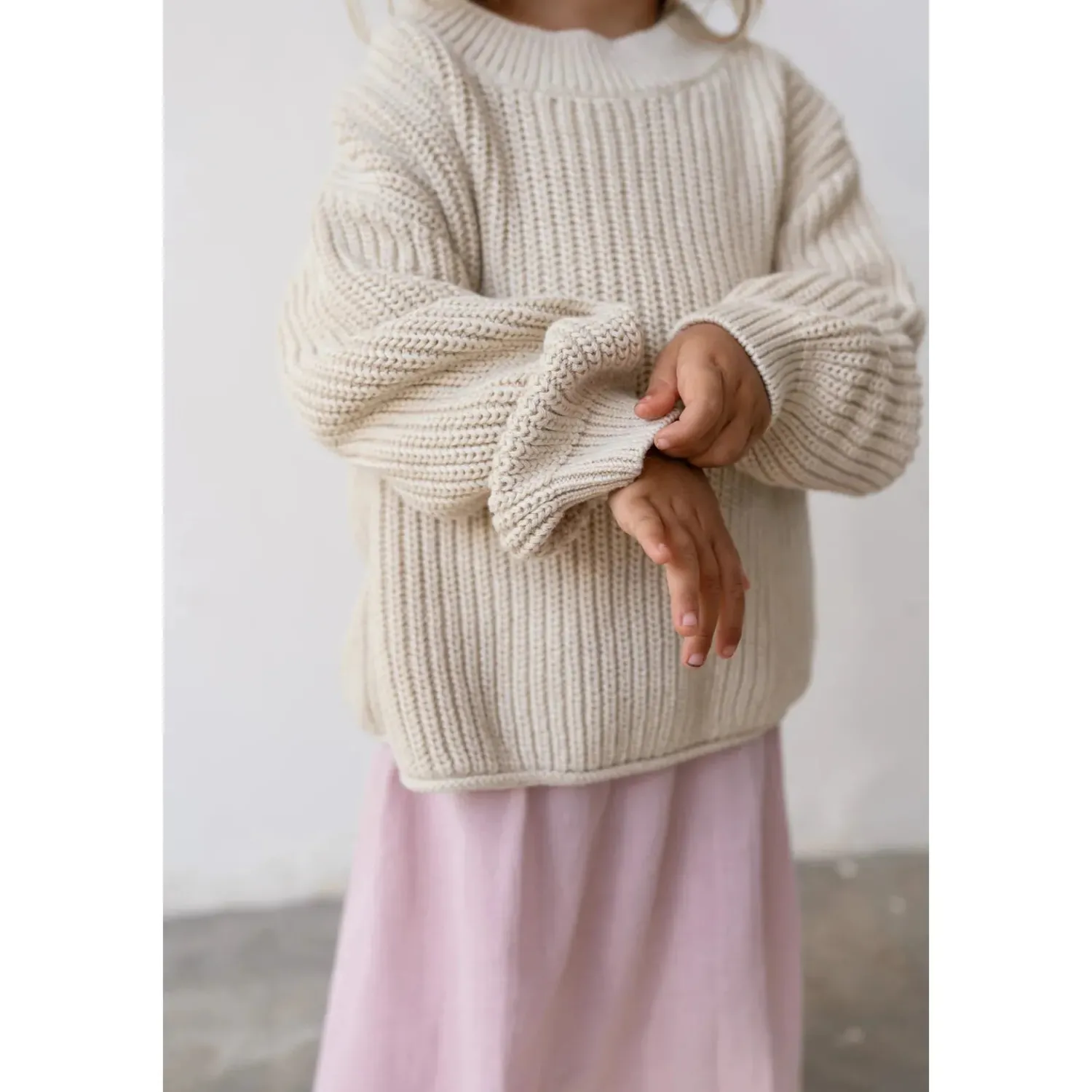Hot Illoura The Label Chunky Knit Jumper - Natural