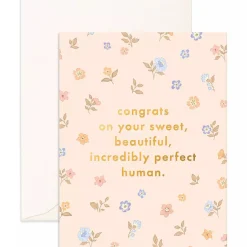 Sale Fox & Fallow Congrats Tiny Human Greeting Card