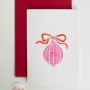 Outlet Studio Y Creative Crayon Bauble Card