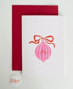 Outlet Studio Y Creative Crayon Bauble Card