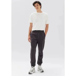 Discount Assembly Label Mens Danby Fleece Pant - Washed Black