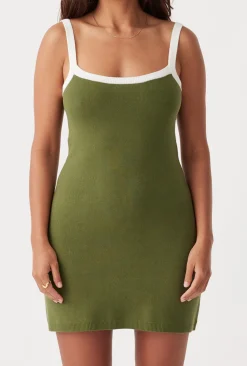 Best Arcaa Movement Duke Mini Dress - Caper & Cream