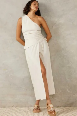 Sale Mon Renn Dune Wrap Skirt - Snow Marle