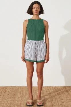 New Zulu & Zephyr Emerald Crochet Top