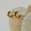 Online Love From Lilou Emmerson Hoops - Gold