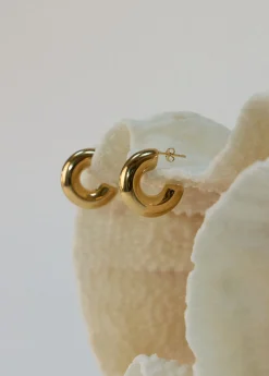 Online Love From Lilou Emmerson Hoops - Gold