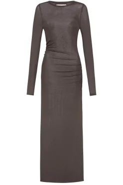 Sale Nude Lucy Evelyn Knit Maxi Dress - Espresso