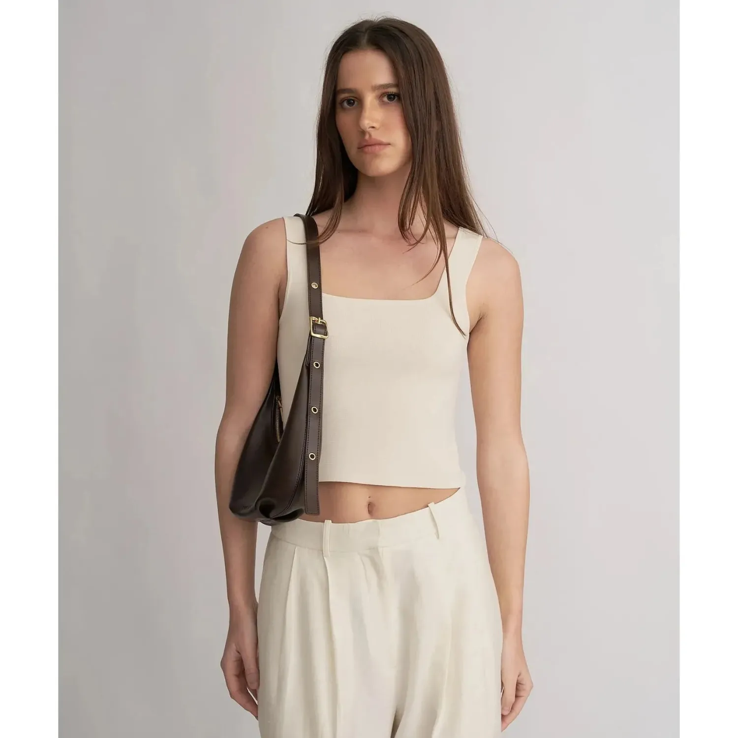 Discount Brie Leon Everyday Croissant Mini Bag - Chocolate