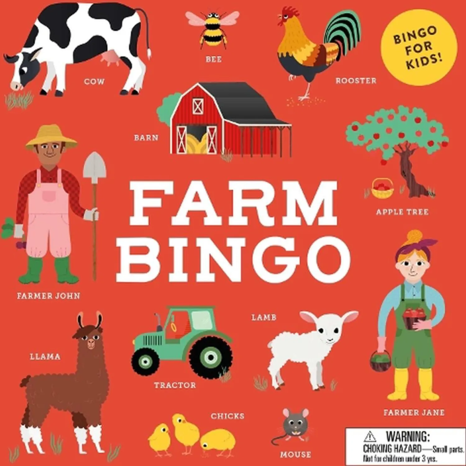 Hot Hardie Gifts Farm Bingo