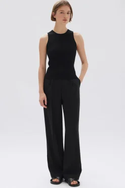 Hot Assembly Label Faye Knit Tank - Black