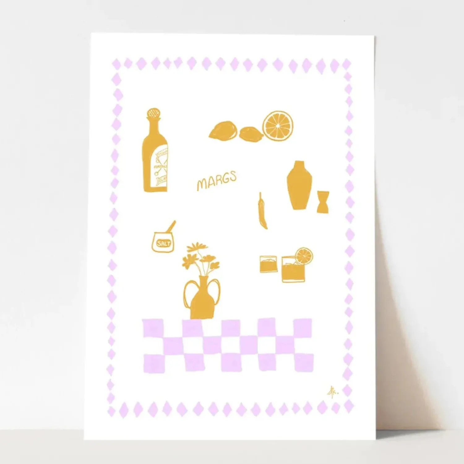 New Camellia Pickle Fine Art Print - Margs A4