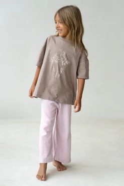 Sale Illoura The Label Floral Tee - Mushroom