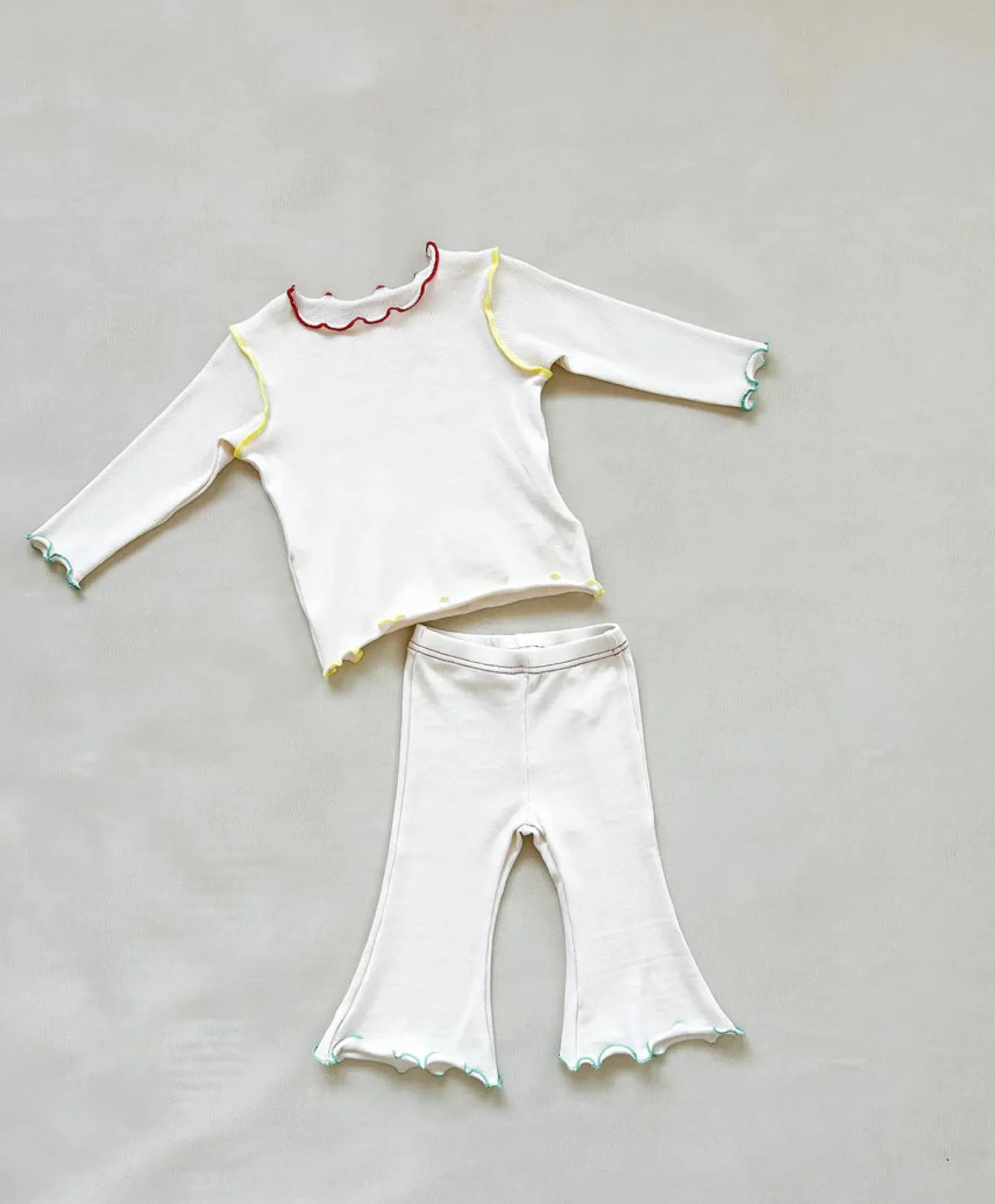 New Tiny Trove Florence Rib Flare Set