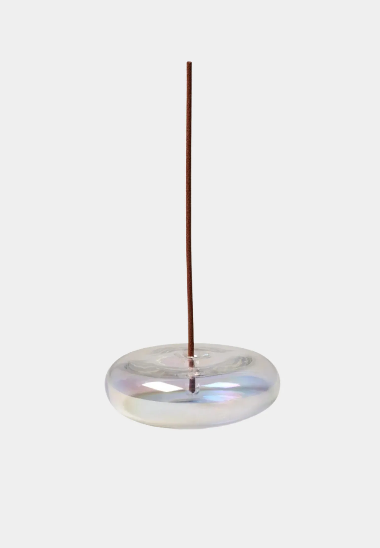 Clearance Gentle Habits Glass Incense Holder - Iridescent