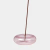 Hot Gentle Habits Glass Incense Holder - Pink