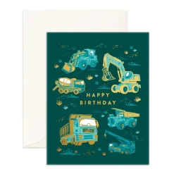 Best Fox & Fallow Happy Birthday Trucks Greeting Card (Copy)