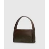 Online Brie Leon Harlow Slouch Mono Baguette Bag - Choc Nappa