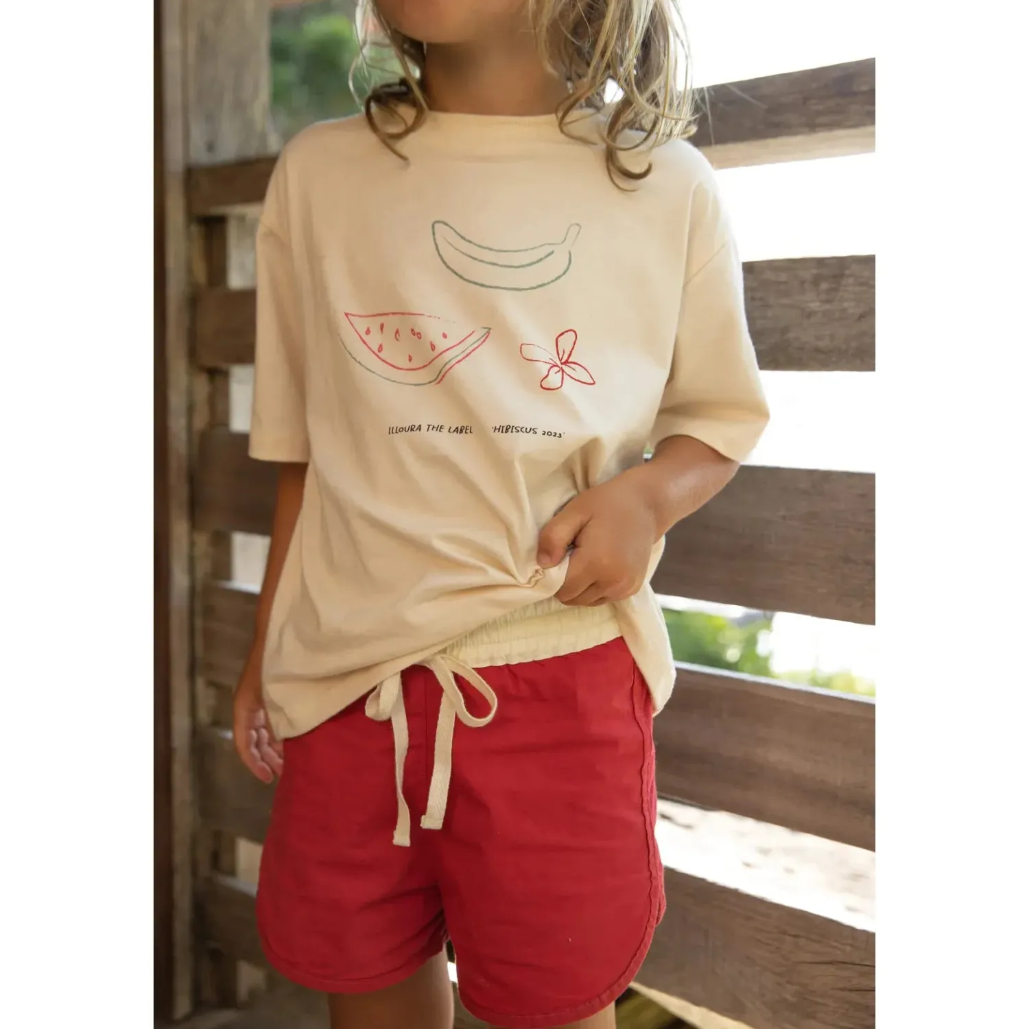 Sale Illoura The Label Hibiscus Tee