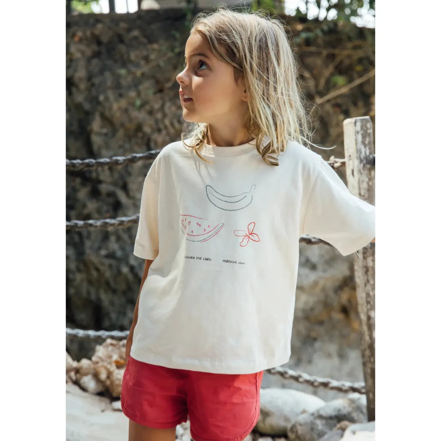 Sale Illoura The Label Hibiscus Tee