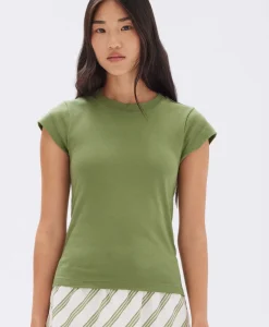 Clearance Assembly Label Josie Short Sleeve Tee - Pandan