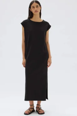 Sale Assembly Label Kahrissa Jersey Tank Dress - Black